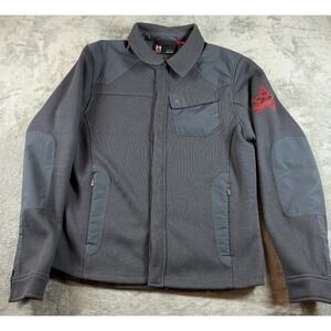 Spyder‎ Core Sweater Jacket L Gray FallenPatriots.org Logo Full Zip Mens 24x28